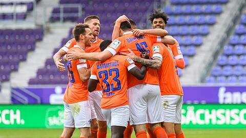 Der SV Darmstadt 98 kam im Erzgebirge zu einem 2:1-Auswärtserfolg.