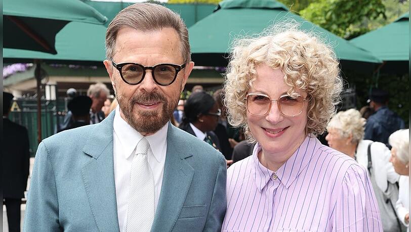 Björn Ulvaeus und Ehefrau Christina.