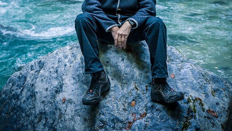 Rudi Achtner kennt die Partnachklamm seit Jahrzehnten.
