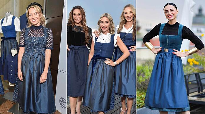 Im Bayerischen Hof feierte Designerin Kinga Mathe mit Alessandra Meyer-Wölden und weiteren Promis die neue Dirndl-Kollektion.