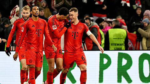 Trafen gegen RB Leipzig: Konrad Laimer, Joshua Kimmich und Jamal Musiala.