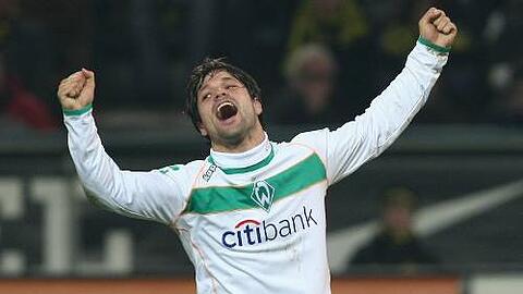 Will gegen Milan jubeln: Werder-Star Diego.