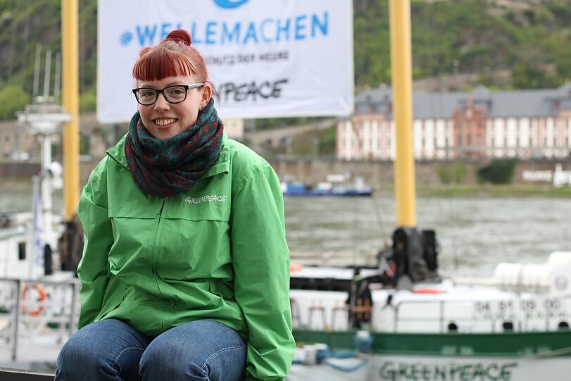 Seit sechs Jahren ist Sabine Teryngel ehrenamtlich bei &bdquo;Greenpeace&ldquo; aktiv &ndash; zuletzt auf dem Schiff &bdquo;Beluga II&ldquo; bei einer Flusstour entlang 15 deutscher Städte.