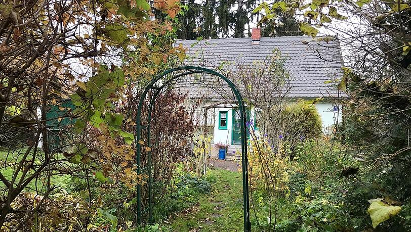 Nur drei der rund 25 historischen Häusl dürfen im Eggarten stehen bleiben, darunter dieses in der Daxetstraße, ein Pächter pflegt den Garten noch. Nur drei der rund 25 historischen Häusl dürfen im Eggarten stehen bleiben, darunter dieses in der Daxetstraße, ein Pächter pflegt den Garten noch.