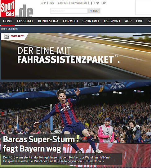 Die internationalen Pressestimmen 3:0-Niederlage gegen Barca.