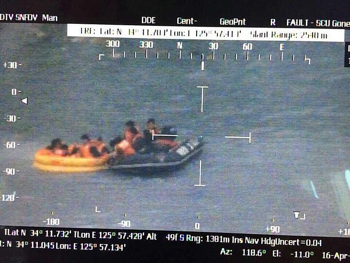 Vermutlich 160 der 450 Passagiere konnten sich in die Boote retten.