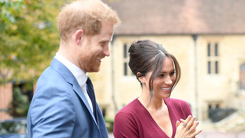 Prinz Harry und Herzogin Meghan in Windsor. Prinz Harry und Herzogin Meghan in Windsor.
