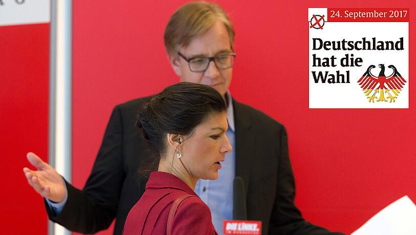 Ungleiches Duo: Dietmar Bartsch und Sahra Wagenknecht. Ungleiches Duo: Dietmar Bartsch und Sahra Wagenknecht.