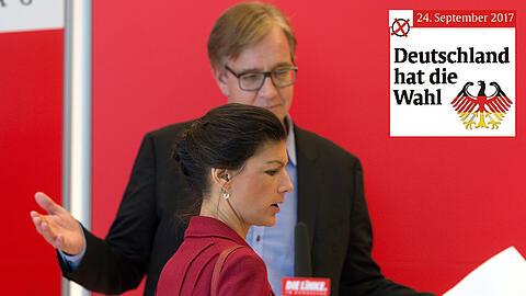 Ungleiches Duo: Dietmar Bartsch und Sahra Wagenknecht.