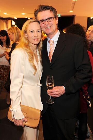 Auch Constanze Hausmann (Tochter von Edmund Stoiber) und Mann Jürgen Hausmann schauten bei der Escada-Party vorbei.