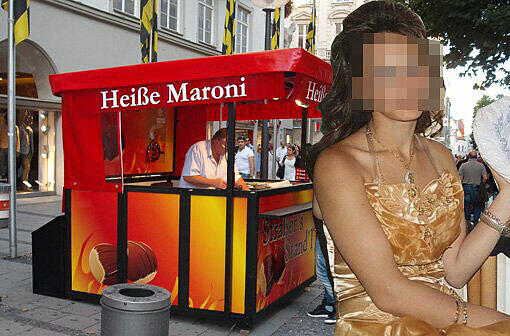 Acht Tage lang war die hübsche Maroni-Frau verschollen. Am Sonntag meldete sie sich bei der Polizei.