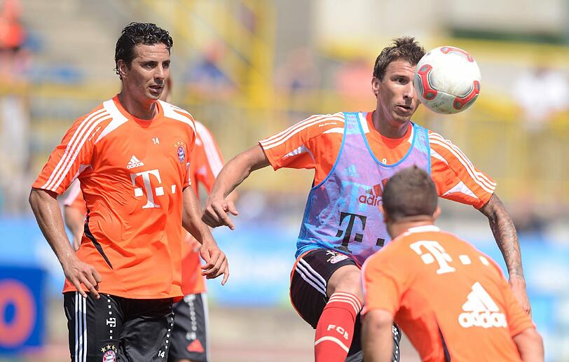 Nächste Runde im Trainingslager: Am vierten Tag schwitzen die Spieler des FC Bayern in der Sonne.