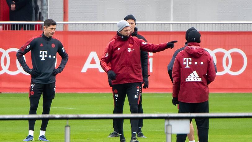 Julian Nagelsmann im Training am Mittwoch. Julian Nagelsmann im Training am Mittwoch.