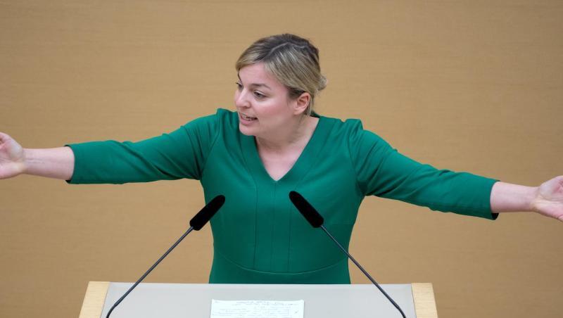 Katharina Schulze (Bündnis 90/Die Grünen) spricht im bayerischen Landtag während einer Plenarsitzung. Foto: Sven Hoppe/dpa/Archivbild Katharina Schulze (Bündnis 90/Die Grünen) spricht im bayerischen Landtag während einer Plenarsitzung. Foto: Sven Hoppe/dpa/Archivbild