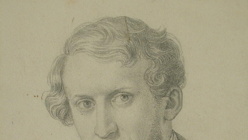 Graf von Pocci gezeichnet von Kaulbach. Graf von Pocci gezeichnet von Kaulbach.