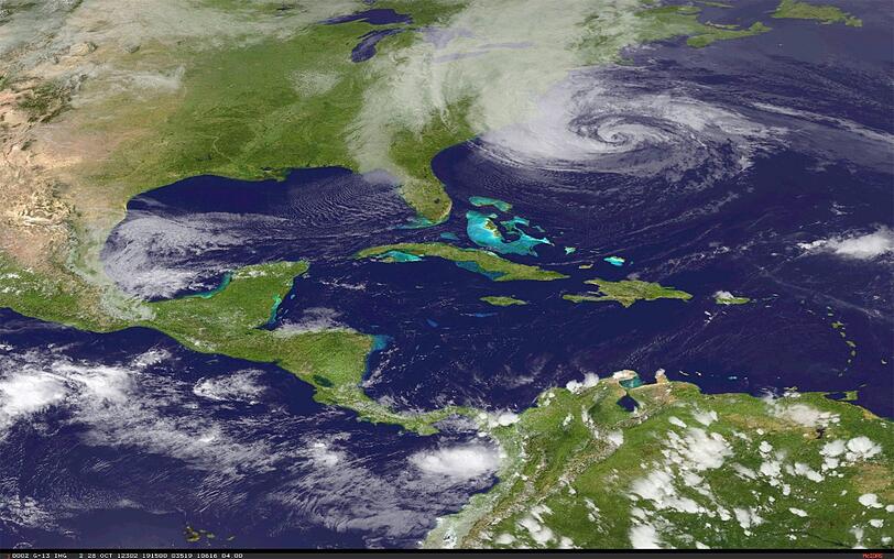 Die Ostküste der USA: Vorbereitungen auf den Hurrikan "Sandy"