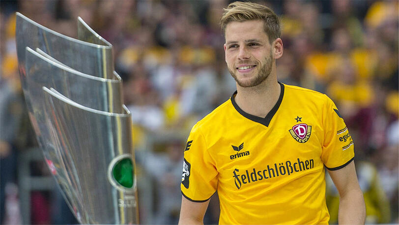 Torschützenkönig 2015/16 in der Dritten Liga: Justin Eilers, damals noch Dynamo Dresden.