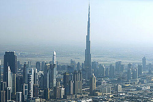 Der imposante Burj-Tower wird am 4. Januar eröffnet
