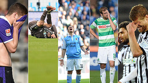 Aue, Pauli, 1860, Fürth und Aalen - diese fünf Teams kämpfen noch gegen den Abstieg.