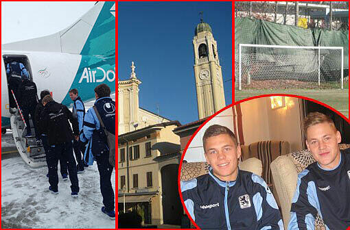 Odyssee nach Brescia: Die Sechzger reisen Anfang Dezember ins Blitz-Trainingslager nach Italien, weil sie vor dem Schnee in Giesing flüchten wollen. Bei dem Trip werden den Löwen viele Steine in den Weg gelegt. Der Flieger kann wegen der Witterung ewig nicht starten.