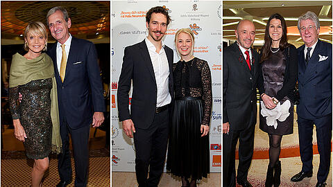 Mit der Unterstützung von Freundin Miriam Gössner und prominenten Freunden hat Felix Neureuther am Montagabend eine stolze Summe für Kinder gesammelt. Die Bilder der Charity-Gals im Hotel Vier Jahreszeiten.
