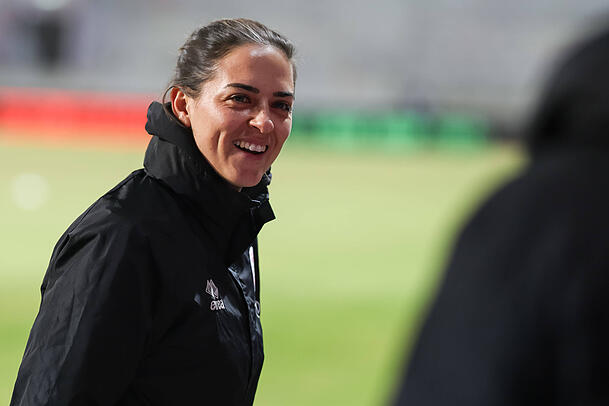 Will die Löwen knacken: FCI-Trainerin Sabrina Wittmann. Will die Löwen knacken: FCI-Trainerin Sabrina Wittmann.