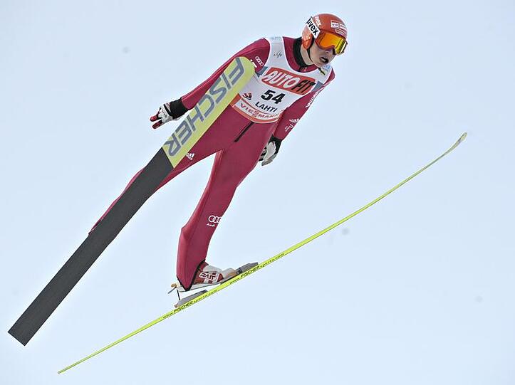 Eric Frenzel stellte beim Springen einen Schanzenrekord auf.