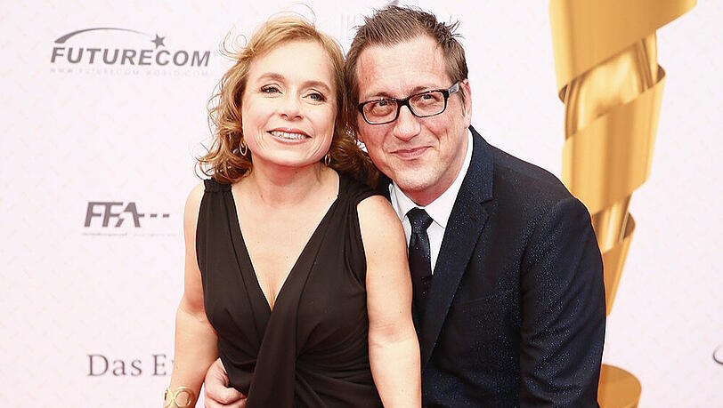 Christine Urspruch mit ihrem Mann Tobias Materna beim Deutschen Filmpreis 2014 Christine Urspruch mit ihrem Mann Tobias Materna beim Deutschen Filmpreis 2014