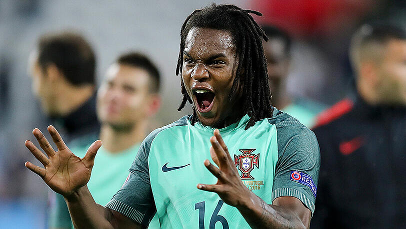 Renato Sanches spielt bei der EM groß auf. Renato Sanches spielt bei der EM groß auf.