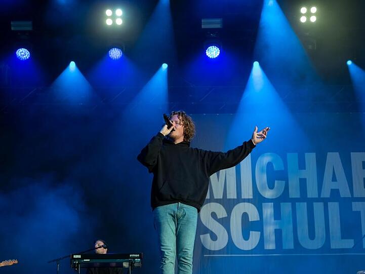 Michael Schulte in Hannover: "Ich habe sogar ein bisschen Gänsehaut bekommen.".