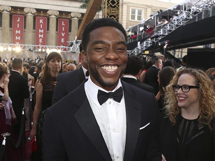 Chadwick Boseman bei der Oscar-Verleihung 2016.