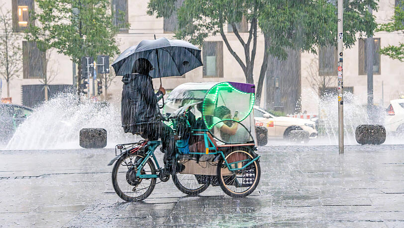 Das Wetter in München zeigt sich von einer unschönen Seite – das gesamte Wochenende droht Dauerregen.