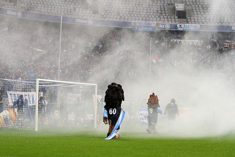 Die Bilder aus der Allianz-Arena vom abgesagten Spiel der Jung-Löwen gegen Elversberg.