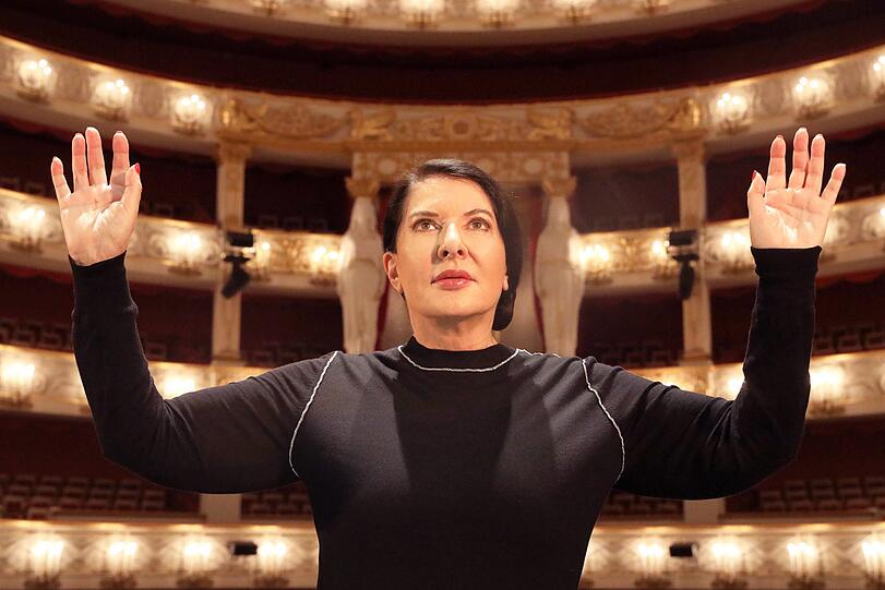 Marina Abramovic im Nationaltheater