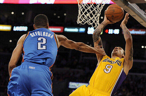 Die Los Angeles Lakers unterlagen Oklahoma mit 93:102.