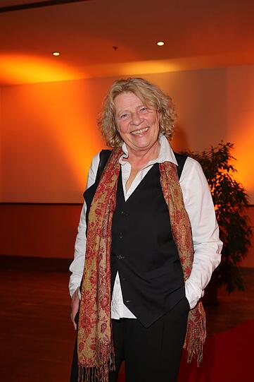 Schauspielerin Christiane Blumhoff am Dienstag im Paulaner am Nockherberg.