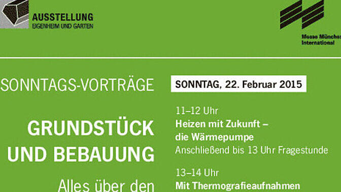 Das Programm des Bauzentrum Poing am 22. Februar. Das Programm des Bauzentrum Poing am 22. Februar.