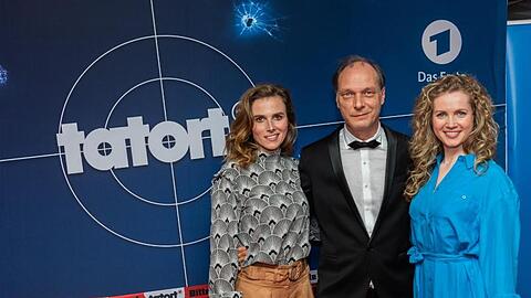 Im Dresden-Tatort ermitteln Karin Hanczewski (l-r), Martin Brambach und Cornelia Gröschel.