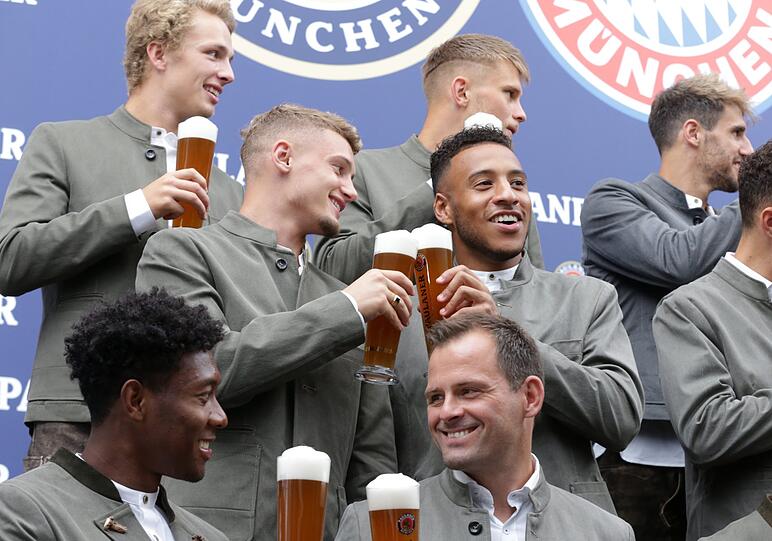 Die Bilder vom Lederhosen-Shooting des FC Bayern.