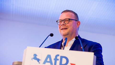 Die AfD um Landeschef Schledde verzeichnet die gr&ouml;&szlig;ten Zugewinne. (Archivbild)