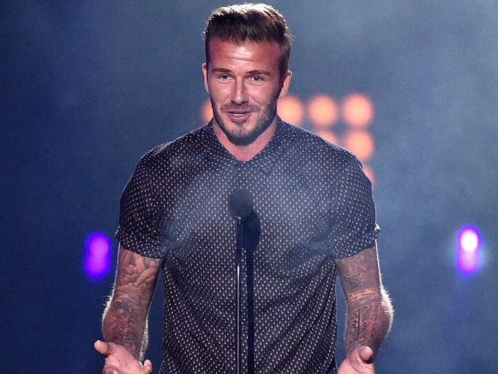 David Beckham ist für seinen muskulösen Körper bekannt