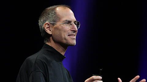 Der 2011 verstorbene Apple-Boss Steve Jobs, hier bei einer Keynote seines Unternehmens im Jahr 2008