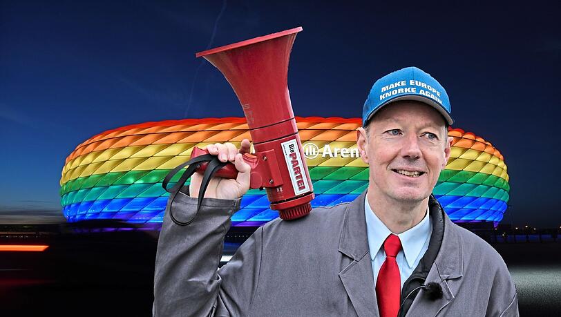 "Ich kenne beide schon zu lange", sagt Sonneborn auf die Frage, ob er sich von DFB und deutscher Politik mehr Rückgrat erwartet hätte.