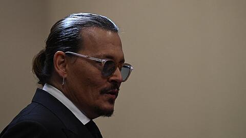 Johnny Depp während des Verleumdungsprozesses gegen seine Ex-Frau Amber Heard.
