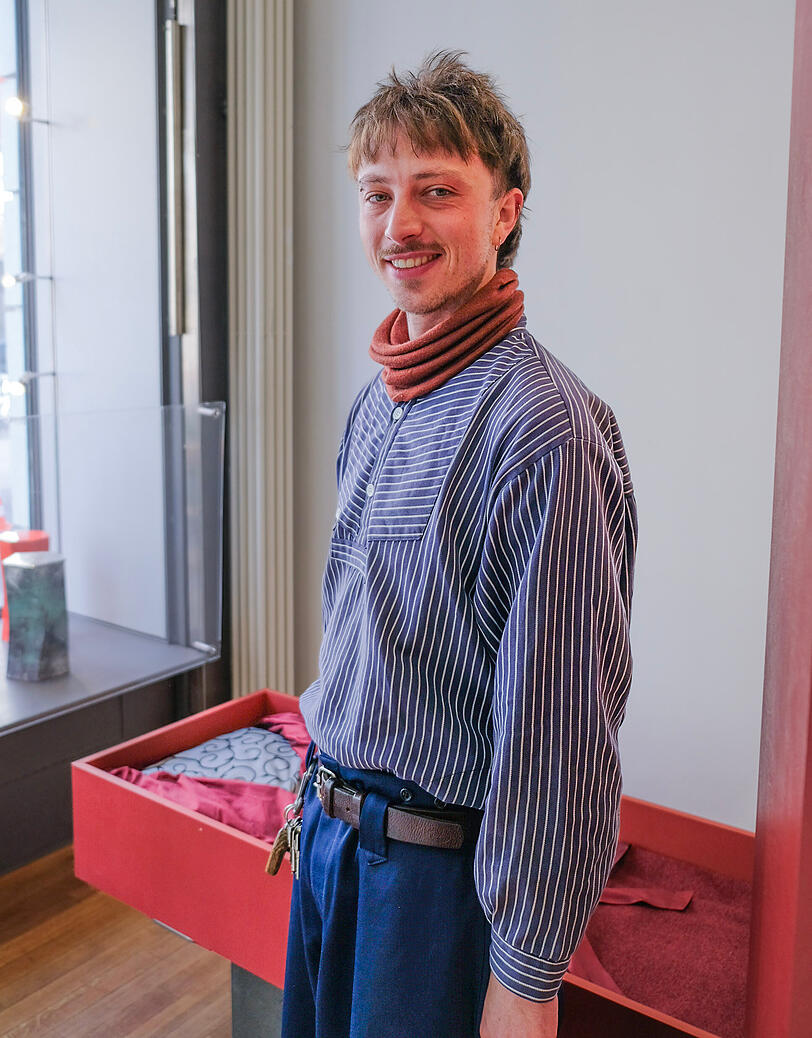 Sohn Leopold Gastroph arbeitet mit im Geschäft.