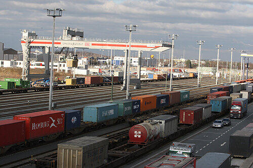 Platz 3 in Europa: der Nürnberger Hafen.