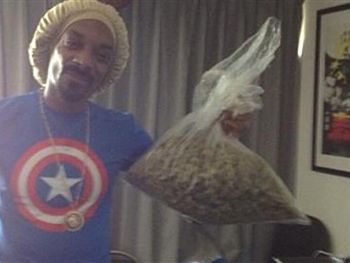 Stolzer Besitzer von 500 Gramm Marihuana: Snoop Lion
