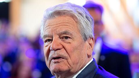 Der ehemalige Bundespräsident Joachim Gauck.