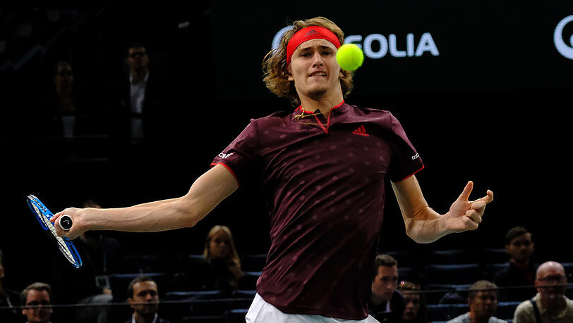 Begann stark und baute dann stark ab: Alexander Zverev Begann stark und baute dann stark ab: Alexander Zverev