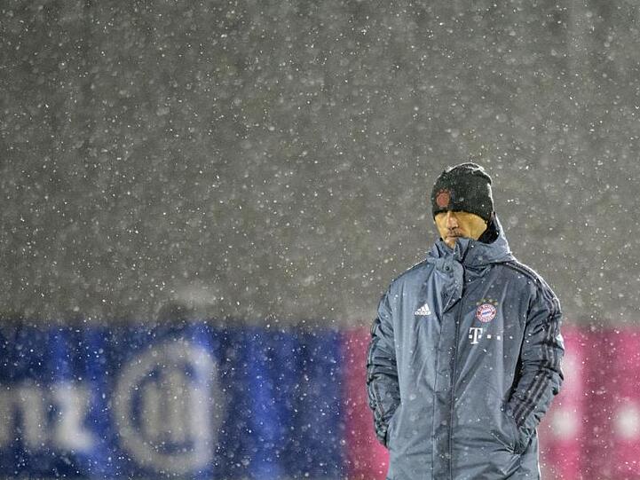 Bayern-Coach Niko Kovac beim Abschlusstraining in München.